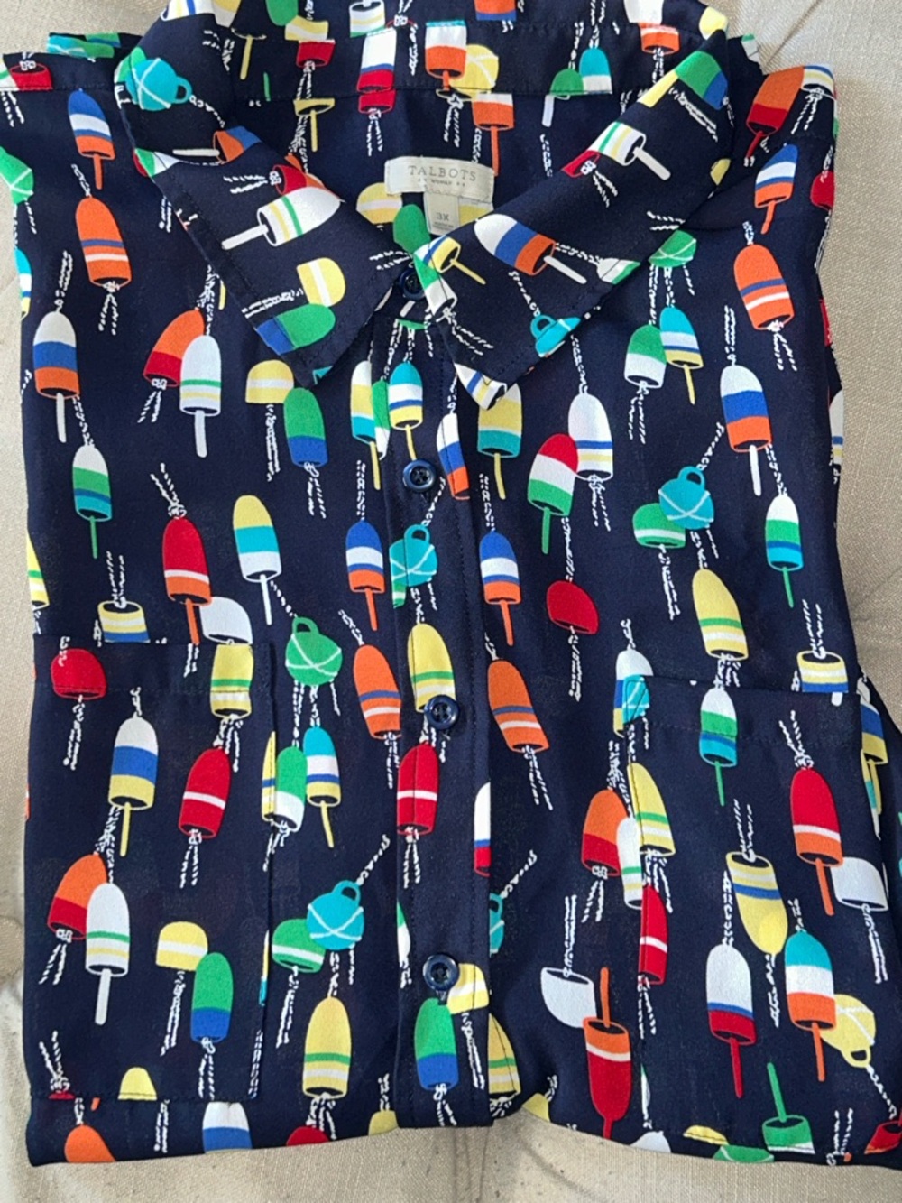 Talbots women’s plus size sleeveless blouse
